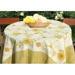 Couleur Nature Treetop Yellow Green Tablecloth   28 39