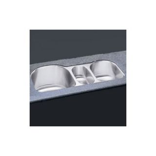 Elkay 20x39 Undermount Triple Bowl Stainless Steel Kitchen Sink with