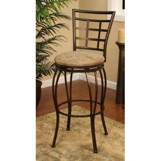 American Heritage Licata Stool in Coco with Taupe Microfiber   829CC