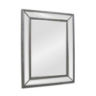 Ashton Sutton Shaped Wall Mirror in Silver   JC110199