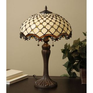  Tiffany Style Victorian Pedestal Lamp with 44 Cabochons   CH42B187PL