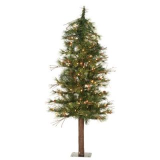 Vickerman Mixed Country Alpine 6 Artificial Christmas Tree with Clear