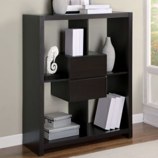 Monarch Specialties Inc. 48 Hollow Core Bookcase with Storage Drawers