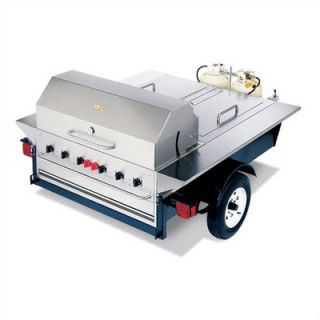 Crown Verity Tailgate Propane Gas Grill with Storage
