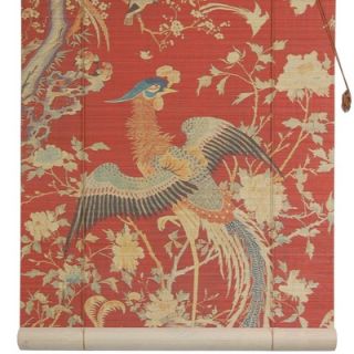 Oriental Furniture 48 Red Phoenix Bamboo Blinds   WTCL07 51 48