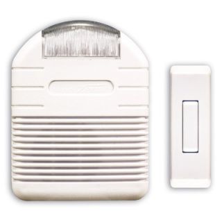Heath Zenith Wireless Plug In Door Chime Kit with Flashing Light