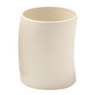 Innova Jameson White Ceramic Waste Basket   CT JSNWB 01