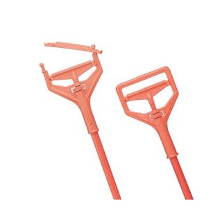 64 Plastic Speed Change Mop Handle Fiberglass in Safety Orange