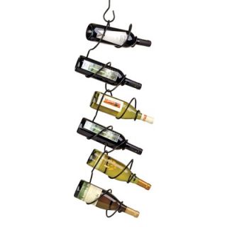 Oenophilia Climbing Tendril 6 Bottle Hanging Wine Rack   10045/10056