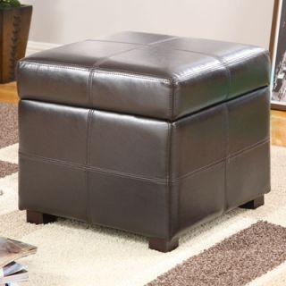 Modus Urban Seating Leatherette Cube Ottoman