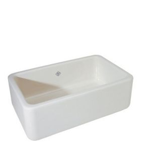 Rohl Single Bowl Fireclay Apron Sink