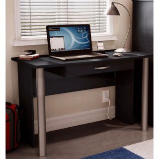 InRoom Designs Computer Desk with Tempered Glass   2950