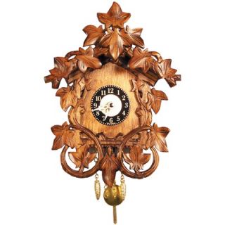 Black Forest Clock with Extensive Leaf Detail