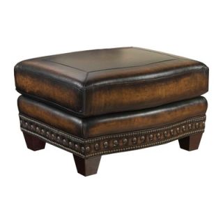 ® Stetson Leather Ottoman   L704 5X/ 1554 87/Finish   Cherry Stain