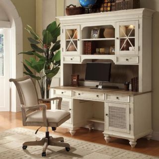  Naples Student Desk and Hutch Set with 2 Drawers   88 5530 162