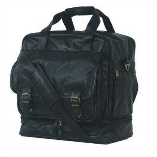 Mercury Luggage Highland II Series 16 Leather Carry On Duffel
