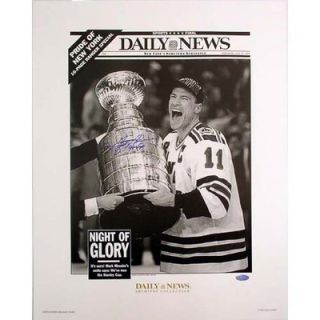  NHL Mark Messier Replica Daily News Cover 94 Cup Photograph