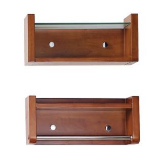 Avanity Cosmo Wall Shelves in Chestnut   COSMO WS17 CH