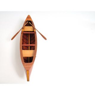 Old Modern Handicrafts Indian Girl Canoe