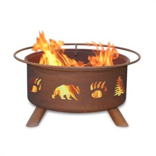 Patina Products Bear and Tree Fire Pit
