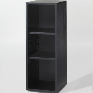 Tvilum Fairfax Short Narrow Bookcase in Black Woodgrain