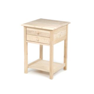 Unfinished Wood End Tables