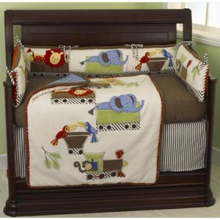 Cotton Tale Animal Tracks 4 Piece Crib Bedding Set