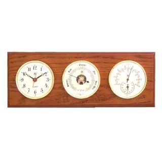 Bey Berk Clock, Barometer, Thermometer and Hygrometer   WS114