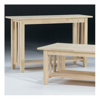 International Concepts Mission Console Table