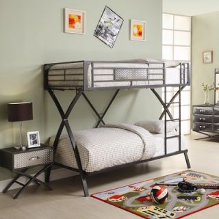 Hokku Designs Milton Twin over Twin Bunk Bed with Ladder   JEG CL11