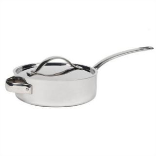 Gordon Ramsay 3 qt. Sauté Pan with Lid in Stainless Steel
