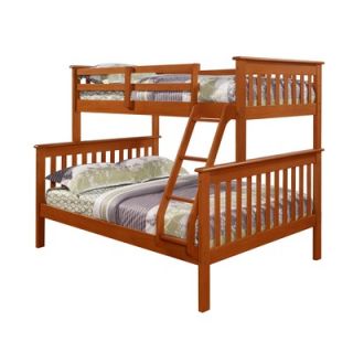 dCOR design Twin over Full Bunk Bed with Built In Ladder   PD_122_3