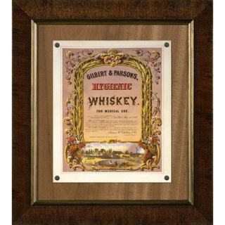 Phoenix Galleries Hygienic Whiskey Framed Print