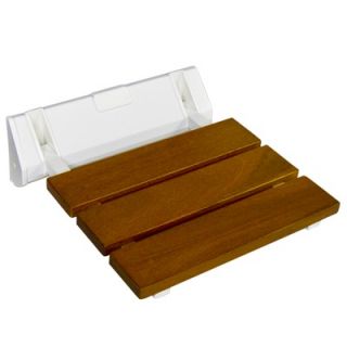 Therapeutic Tubs Teak Folding Shower Seat with Acrylic