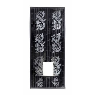  Industries Mosaic Candle Sconce with Wall Art in Black   125 029