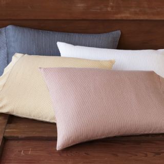 Coyuchi Mini Stripe Cotton and Linen Pillowcase (Set of 2)