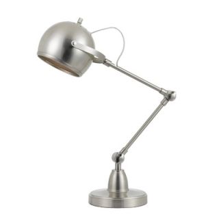 Cal Lighting Alicante Metal Table Lamp in Brushed Steel   BO 2162TB