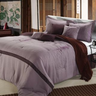 Luxury Home Vines 8 Piece Comforter Set   EmbroideredVines