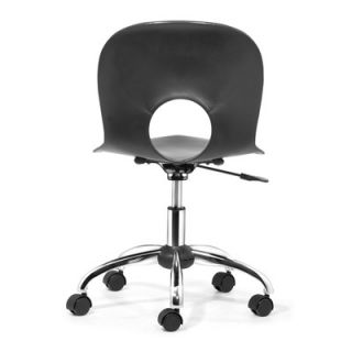 dCOR design Mid Back Pinhole Leatherette Office Chair