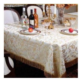 Violet Linen Luxury Damask Design 60 X 140 Tablecloth   Luxury