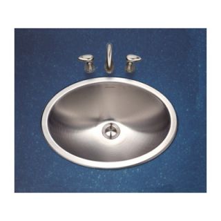 Houzer Club Topmount Oval Bathroom Sink in Satin   CHT 1800 1 / CHTO