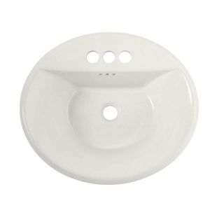 American Standard Tropic Oval Self Rimming Bathroom Sink