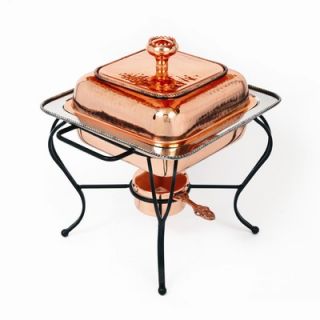 Star Home Copper 2 Qt Square Plated Chafing Dish