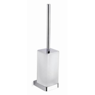 Moda Collection City Wall Toilet Brush in Chrome