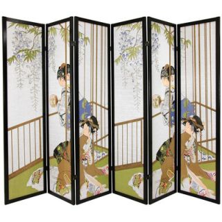 Oriental Furniture Geisha Decorative Shoji Room Divider   SS GEISHA
