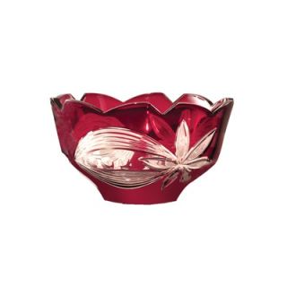 Dale Tiffany Floral Bowl in Red