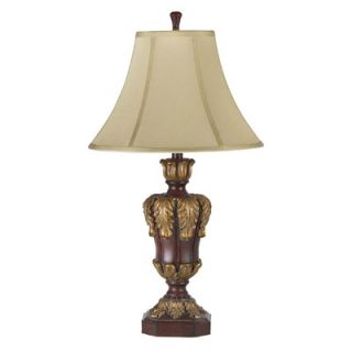 Cal Lighting Leaf Table Lamp in Gold Luster