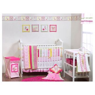 Girls Stripes and Plaids Crib Bedding Collection