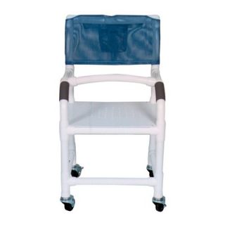 MJM International Standard Deluxe Shower Chair with Flat Stock Seat