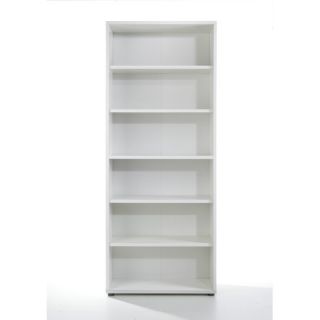 Pierce Office Six Shelf Bookcase in White